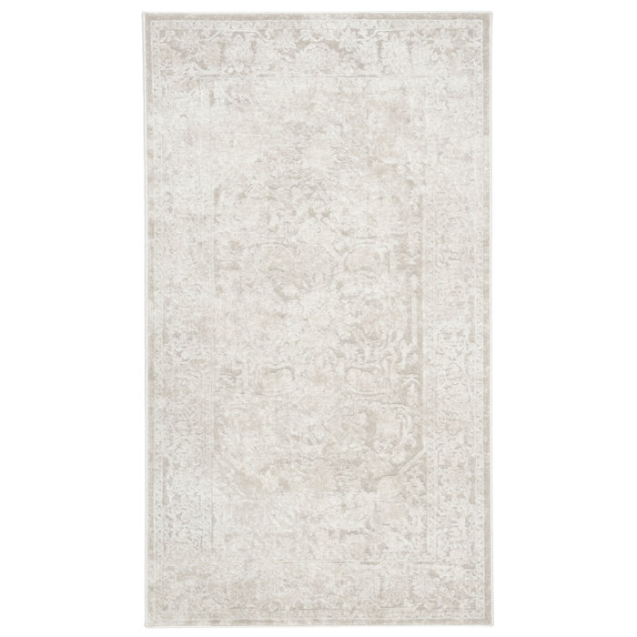Laurel Foundry Modern Farmhouse Calidia Oriental Cream/Ivory Area Rug